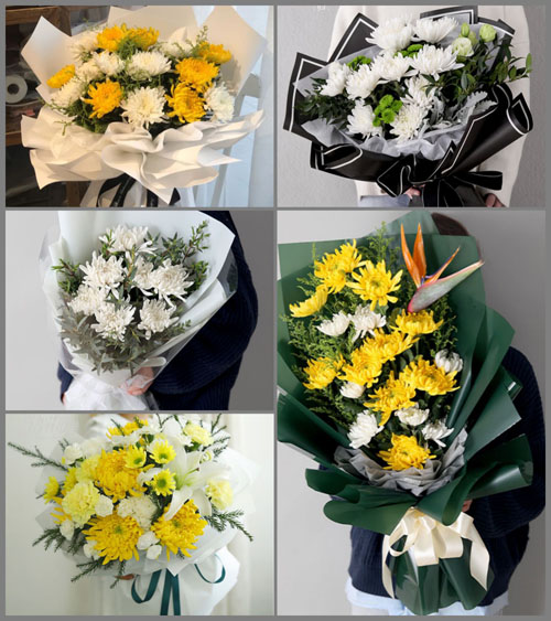 北京东城区龙潭街道华城社区白事花束代送